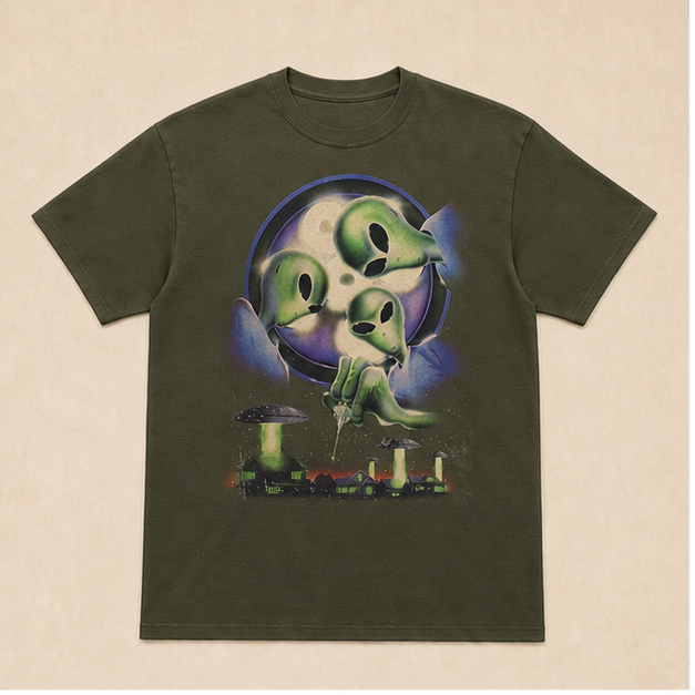 Alien Grove Graphic Tee