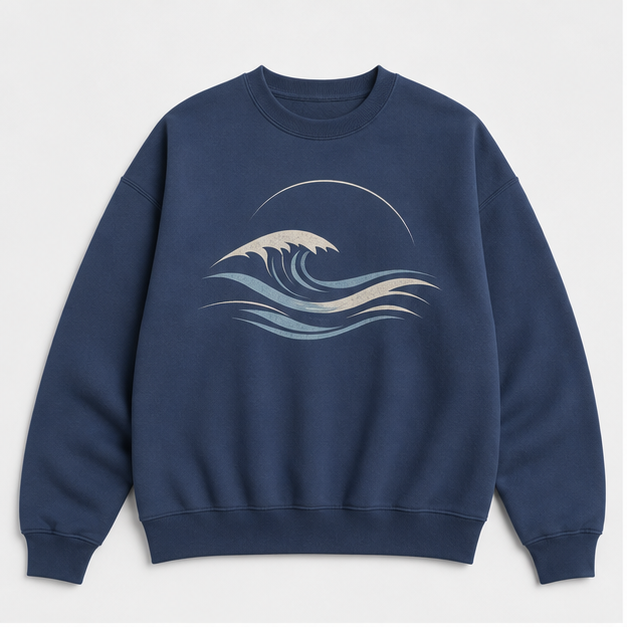 Indigo Coast Crewneck Sweatshirt