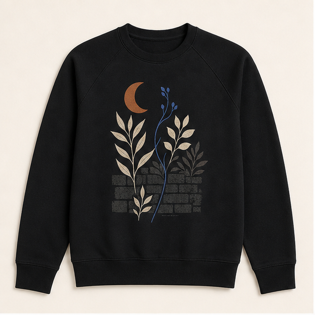 Night Garden Raglan Sweatshirt