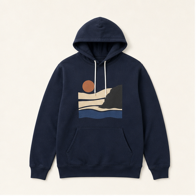 Quiet Coast Sponge Fleece Hoodie