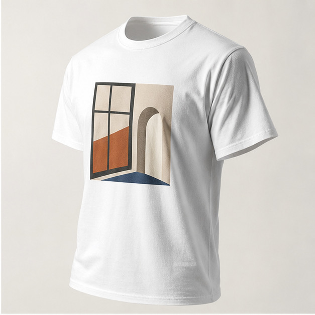 Open Window Graphic Tee
