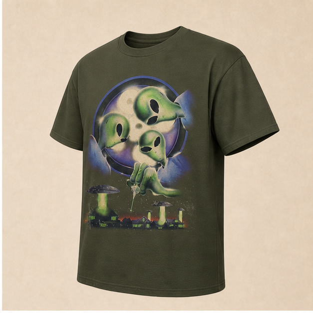 Alien Grove Graphic Tee