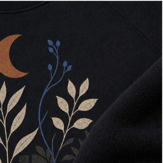 Night Garden Raglan Sweatshirt
