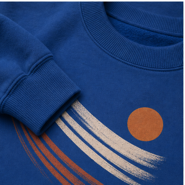 Blue Interval Crewneck Sweatshirt