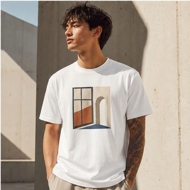 Open Window Graphic Tee
