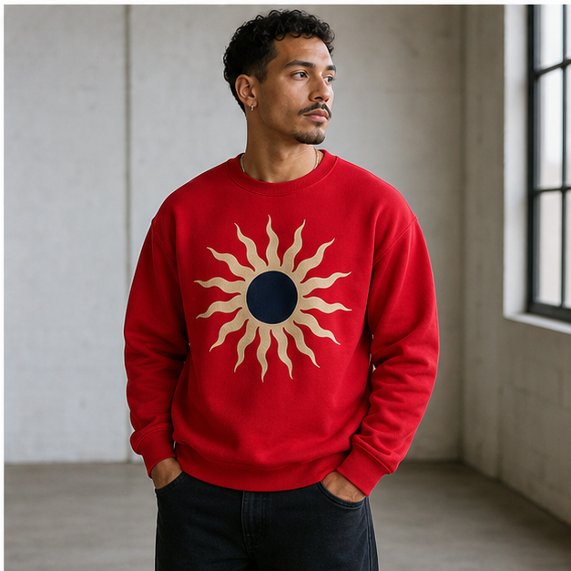 Red Shift Crewneck Sweatshirt