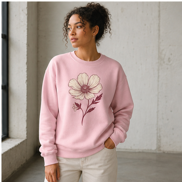Soft Bloom Crewneck Sweatshirt