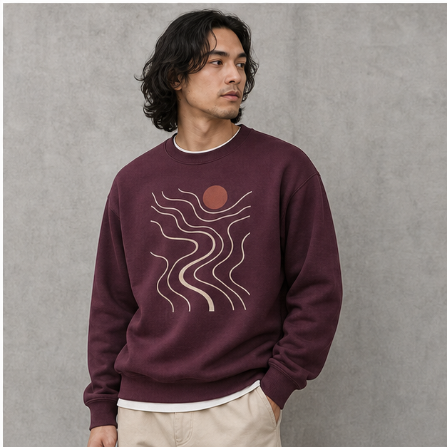 Ember Route Crewneck Sweatshirt