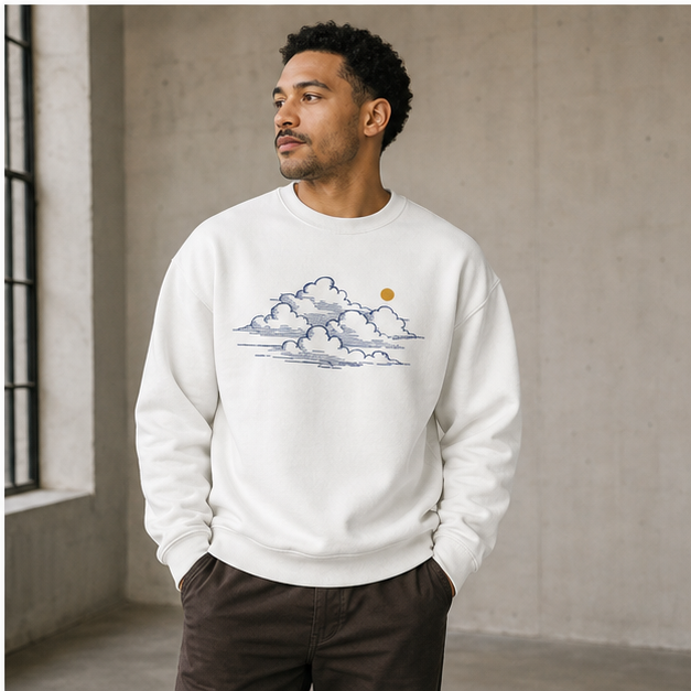Cloud Study Crewneck Sweatshirt