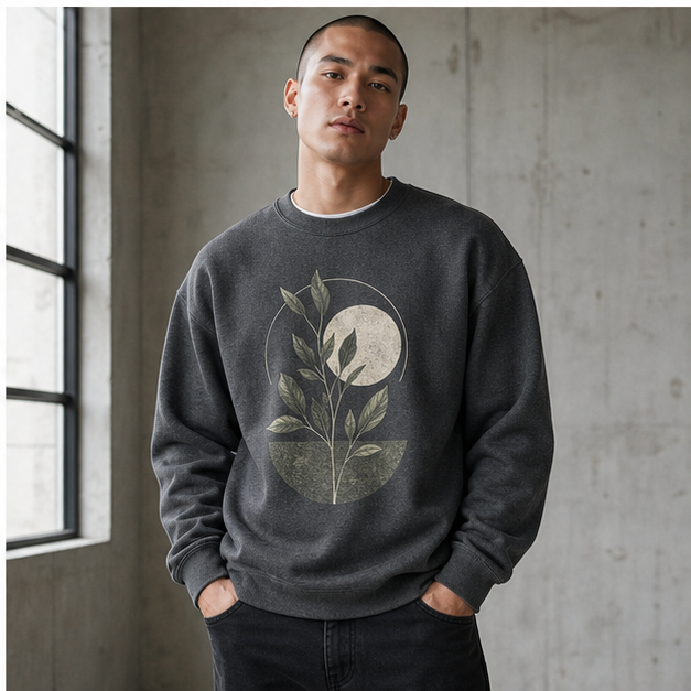 Graphite Garden Crewneck Sweatshirt